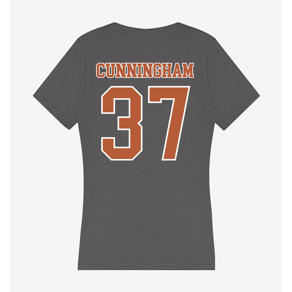 Texas - NCAA Football : Jonathan Cunningham - Women's V-Neck T-Shirt-1