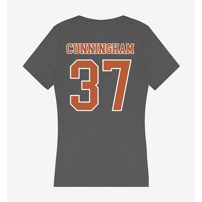 Texas - NCAA Football : Jonathan Cunningham - Women's V-Neck T-Shirt-1