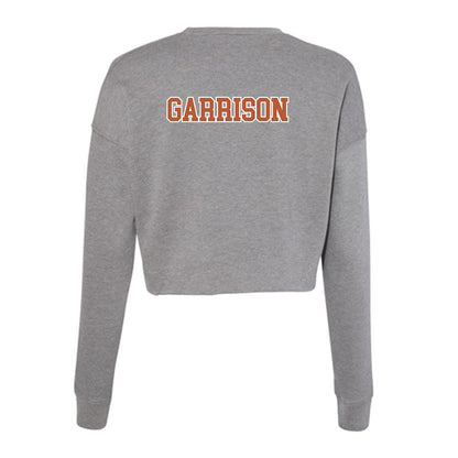 Texas - NCAA Women's Rowing : Anna Garrison - Women's Cropped Crew Fleece-1