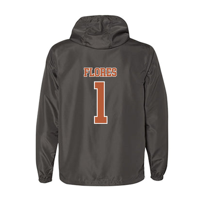 Texas - NCAA Baseball : jalin flores - Windbreaker-1