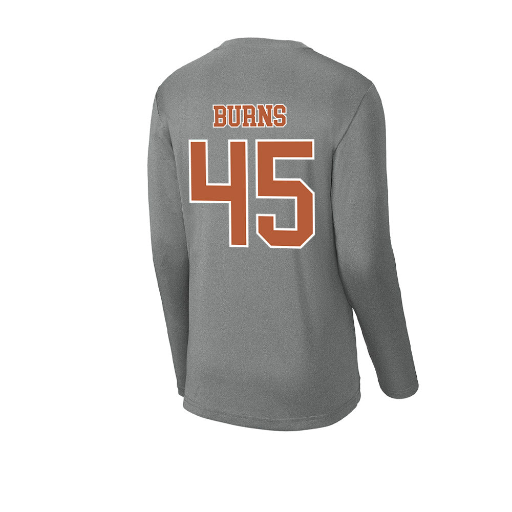 Texas - NCAA Baseball : Thomas Burns - Activewear Long Sleeve T-Shirt-1