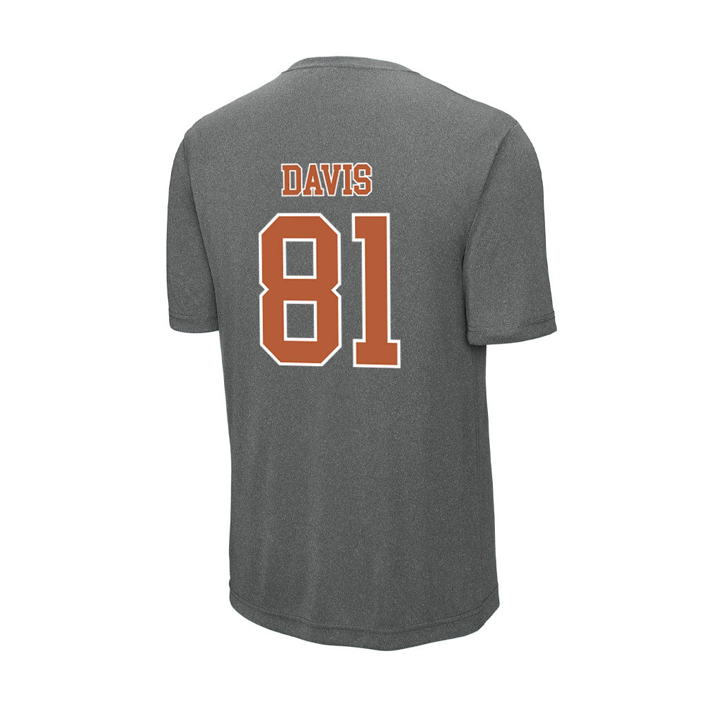 Texas - NCAA Football : Juan Davis - Activewear T-Shirt-1