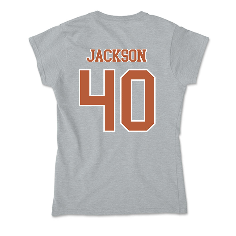 Texas - NCAA Football : Lance Jackson - Soft Style Women’s T-Shirt-1