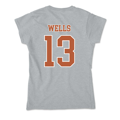 Texas - NCAA Softball : Hannah Wells - Soft Style Women’s T-Shirt-1