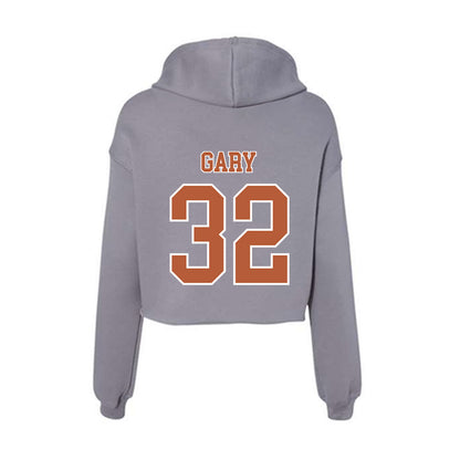 Texas - NCAA Women's Volleyball : Ramsey Gary - Women's Crop Fleece Hoodie-1