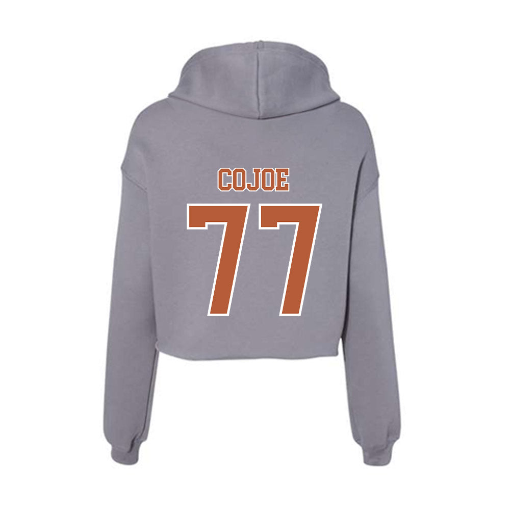 Texas - NCAA Football : Andre Cojoe - Women's Crop Fleece Hoodie-1