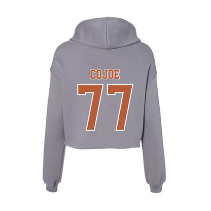 Texas - NCAA Football : Andre Cojoe - Women's Crop Fleece Hoodie-1