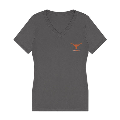 Texas - NCAA Football : Justus Terry - Women's V-Neck T-Shirt-0