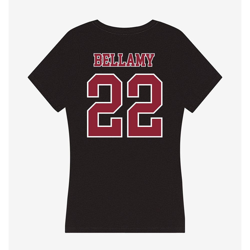 UMass - NCAA Women's Soccer : Morgan Bellamy - Women's V-Neck T-Shirt-1