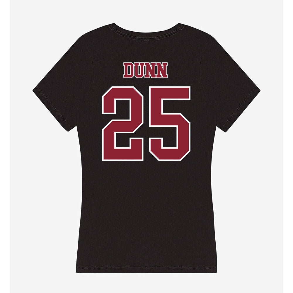 UMass - NCAA Men's Ice Hockey : Cam Dunn - Women's V-Neck T-Shirt-1
