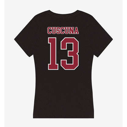 UMass - NCAA Women's Soccer : Skye Cuscuna - Women's V-Neck T-Shirt-1