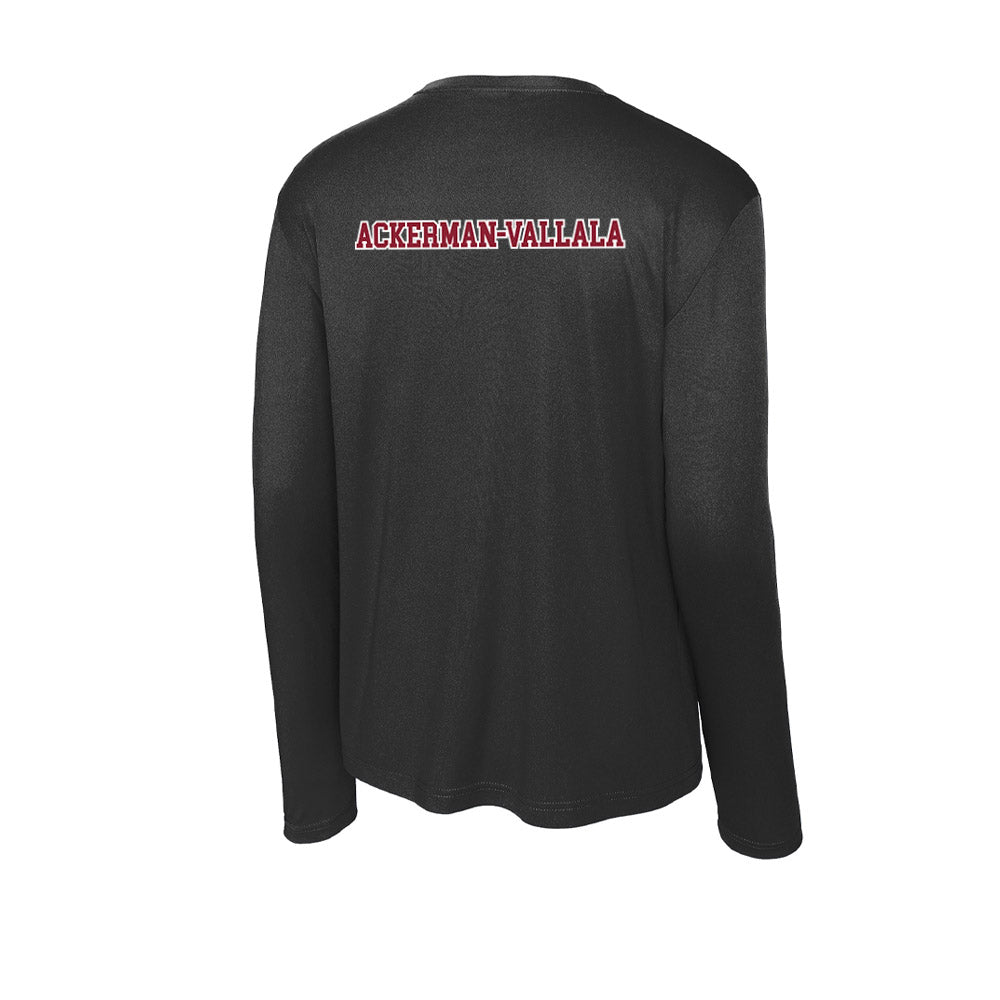 UMass - NCAA Women's Swimming & Diving : Diya Ackerman-Vallala - Activewear Long Sleeve T-Shirt-1