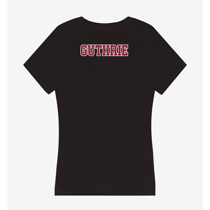 UMass - NCAA Women's Track & Field : Chloe Guthrie - Women's V-Neck T-Shirt-1