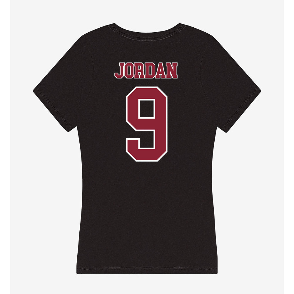 UMass - NCAA Football : Grant Jordan - Women's V-Neck T-Shirt-1