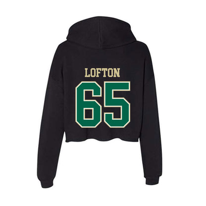USF - NCAA Football : Michael Lofton - Women's Crop Fleece Hoodie-1