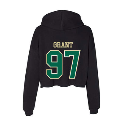 USF - NCAA Football : Jahari Grant - Women's Crop Fleece Hoodie-1