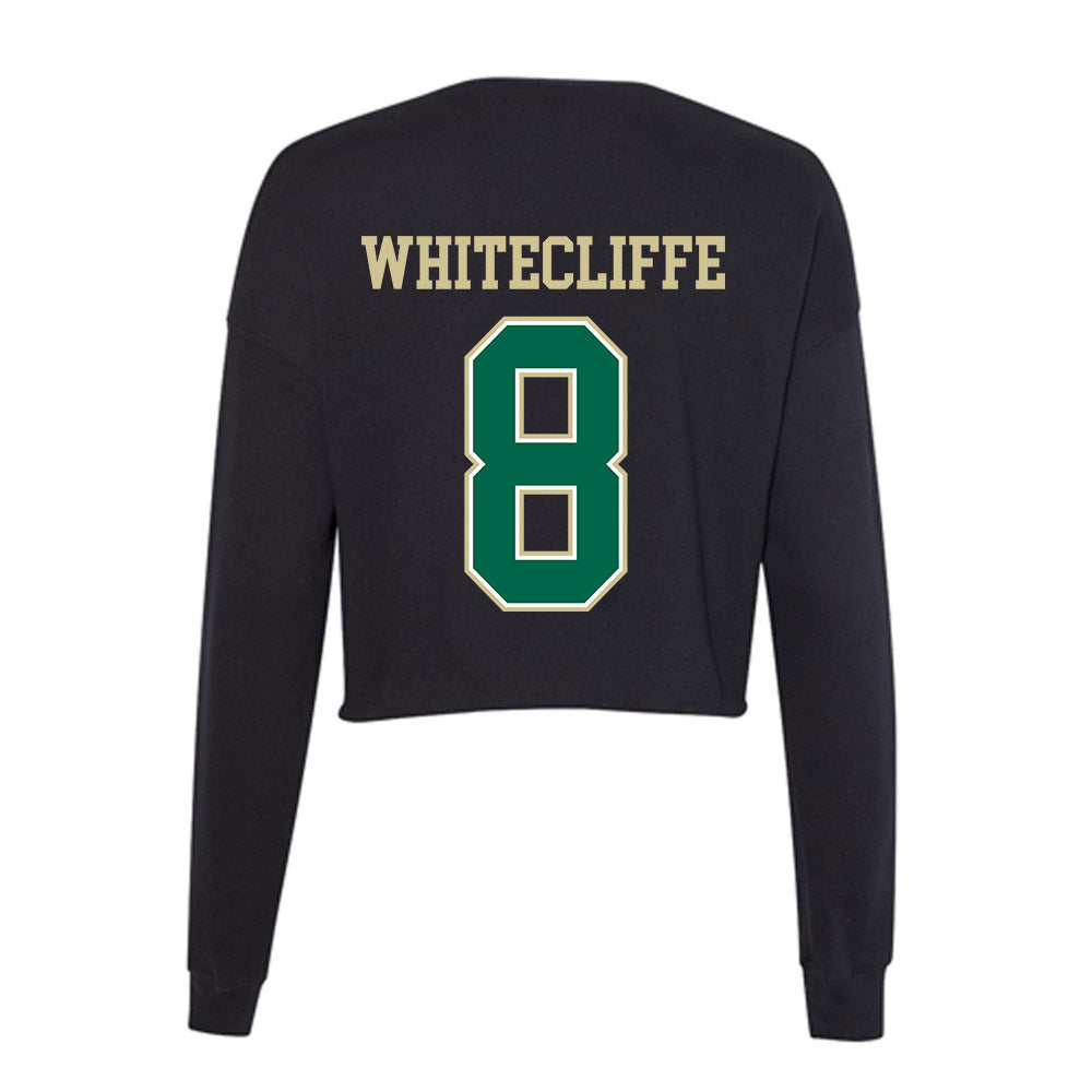 USF - NCAA Women's Lacrosse : Alex Whitecliffe - Women's Cropped Crew Fleece-1