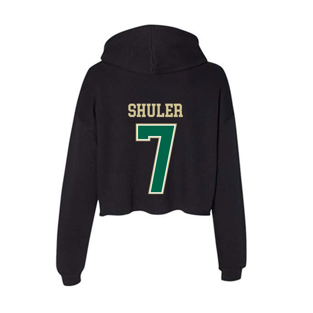 USF - NCAA Football : Jhalyn Shuler - Women's Crop Fleece Hoodie-1