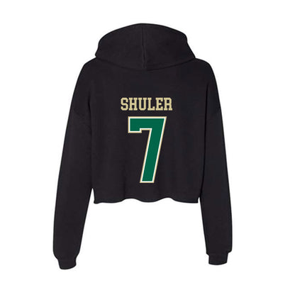 USF - NCAA Football : Jhalyn Shuler - Women's Crop Fleece Hoodie-1