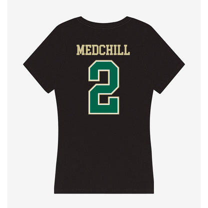 USF - NCAA Beach Volleyball : Ariana Medchill - Women's V-Neck T-Shirt-1