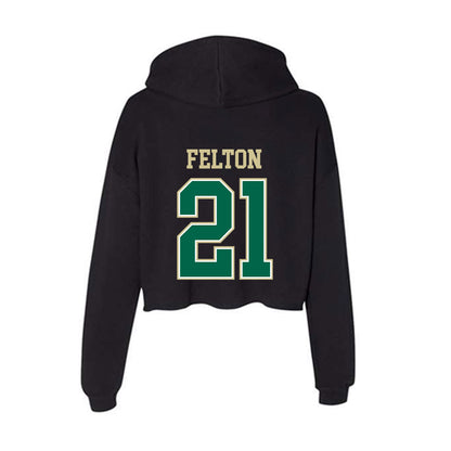 USF - NCAA Women's Soccer : Macy Felton - Women's Crop Fleece Hoodie-1