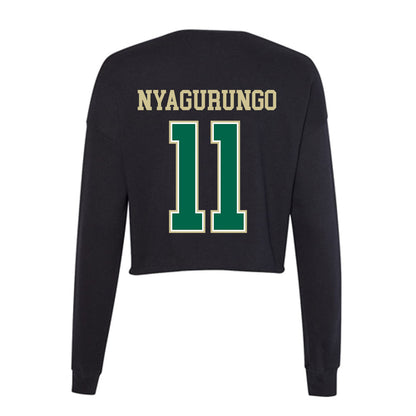 USF - NCAA Men's Soccer : Brandon Nyagurungo - Women's Cropped Crew Fleece-1