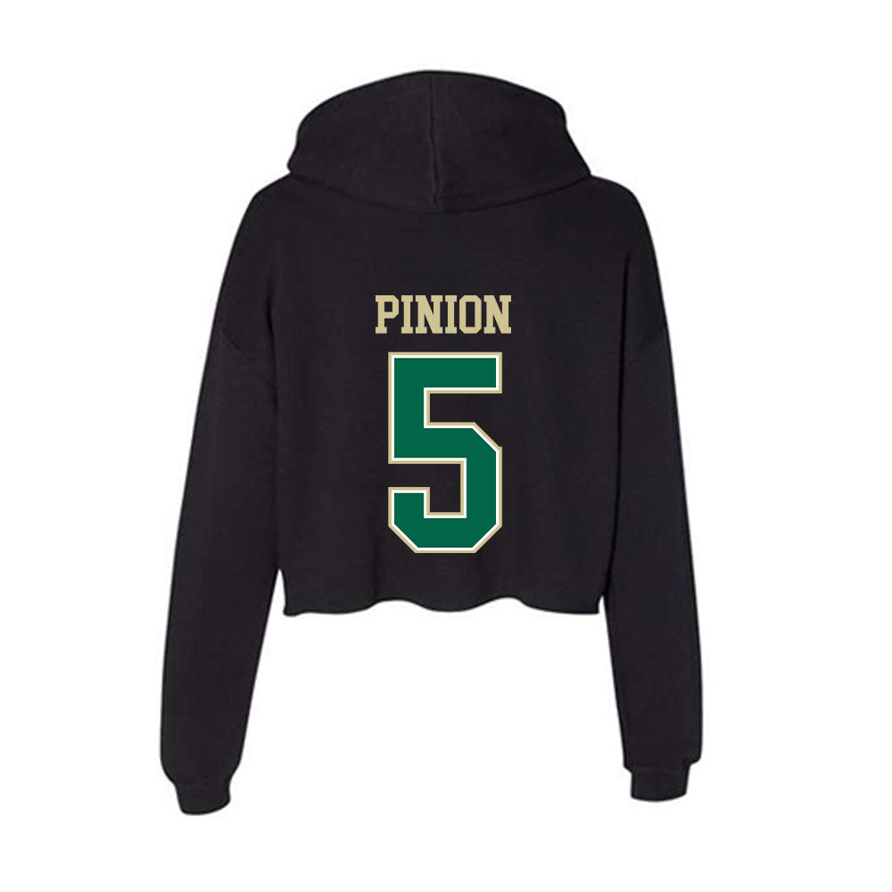 USF - NCAA Men's Basketball : Joseph Pinion - Women's Crop Fleece Hoodie-1