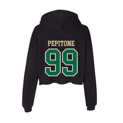USF - NCAA Softball : Alicea Pepitone - Women's Crop Fleece Hoodie-1