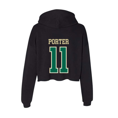 USF - NCAA Football : Joshua Porter - Women's Crop Fleece Hoodie-1