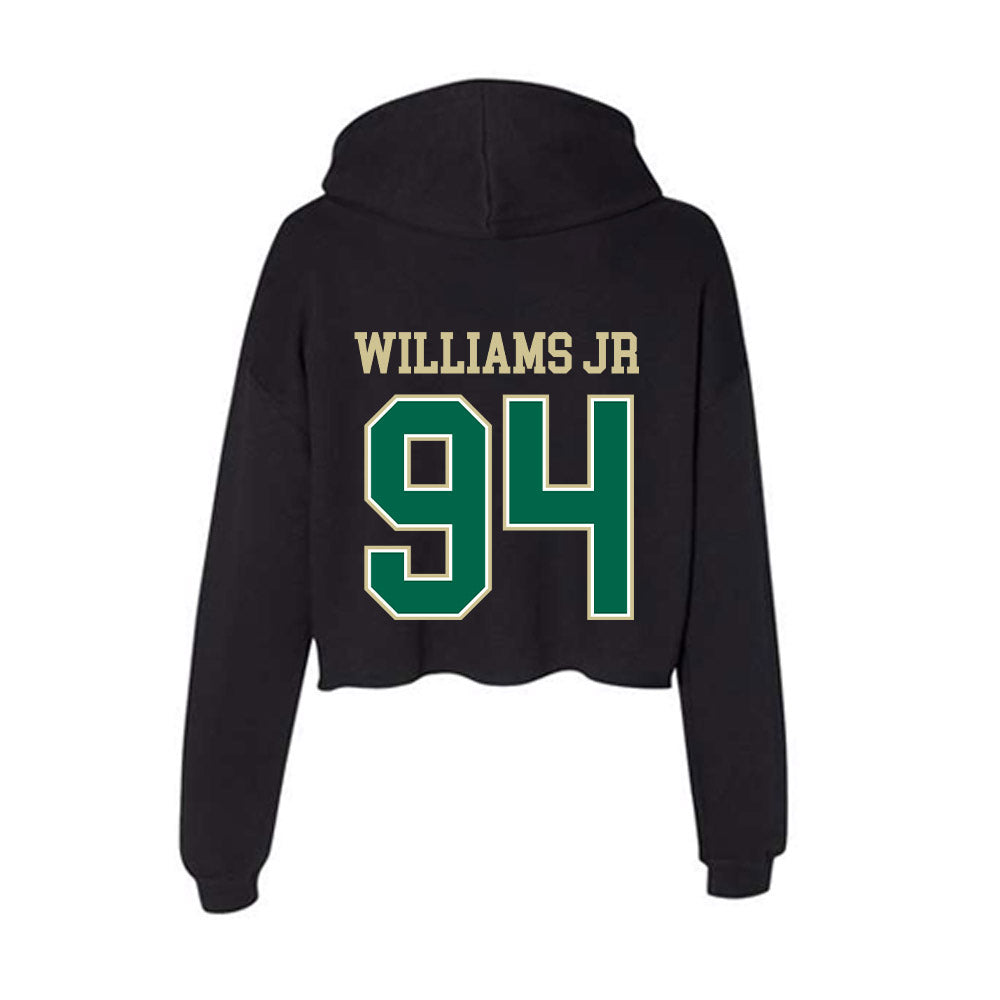 USF - NCAA Football : Brooks Williams Jr - Women's Crop Fleece Hoodie-1