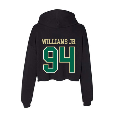 USF - NCAA Football : Brooks Williams Jr - Women's Crop Fleece Hoodie-1