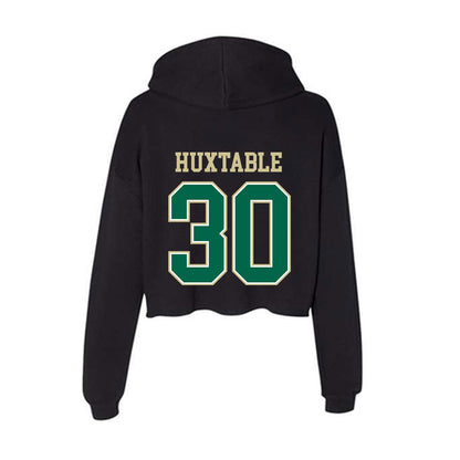 USF - NCAA Women's Lacrosse : Julia Huxtable - Women's Crop Fleece Hoodie-1