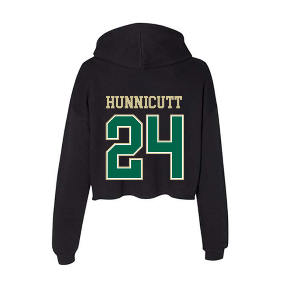 USF - NCAA Men's Soccer : Kyle Hunnicutt - Women's Crop Fleece Hoodie-1