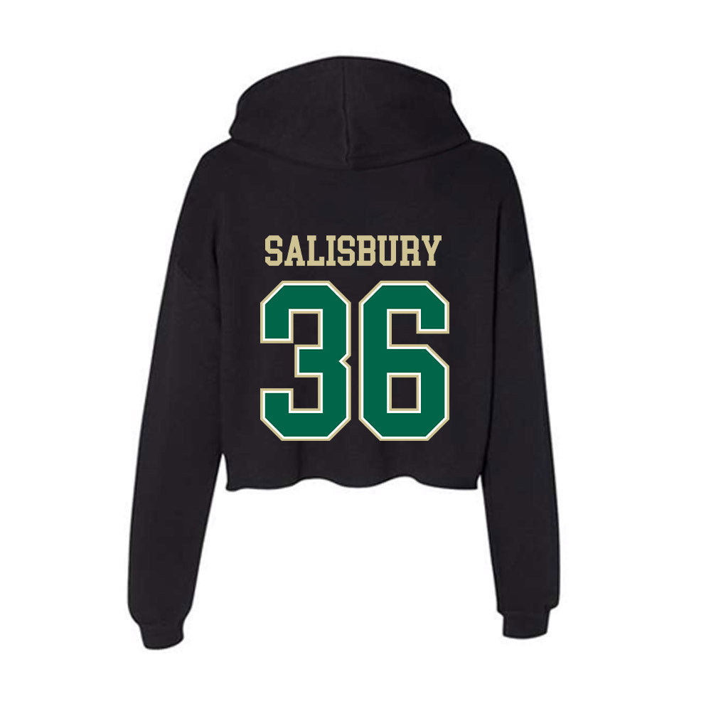 USF - NCAA Women's Lacrosse : Jordan Salisbury - Women's Crop Fleece Hoodie-1