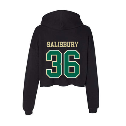 USF - NCAA Women's Lacrosse : Jordan Salisbury - Women's Crop Fleece Hoodie-1