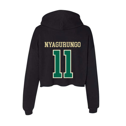 USF - NCAA Men's Soccer : Brandon Nyagurungo - Women's Crop Fleece Hoodie-1