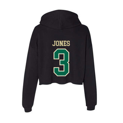 USF - NCAA Men's Basketball : Isaiah Jones - Women's Crop Fleece Hoodie-1