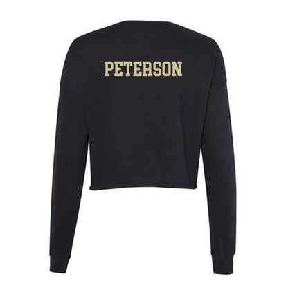 USF - NCAA Women's Track & Field : Terren Peterson - Women's Cropped Crew Fleece-1