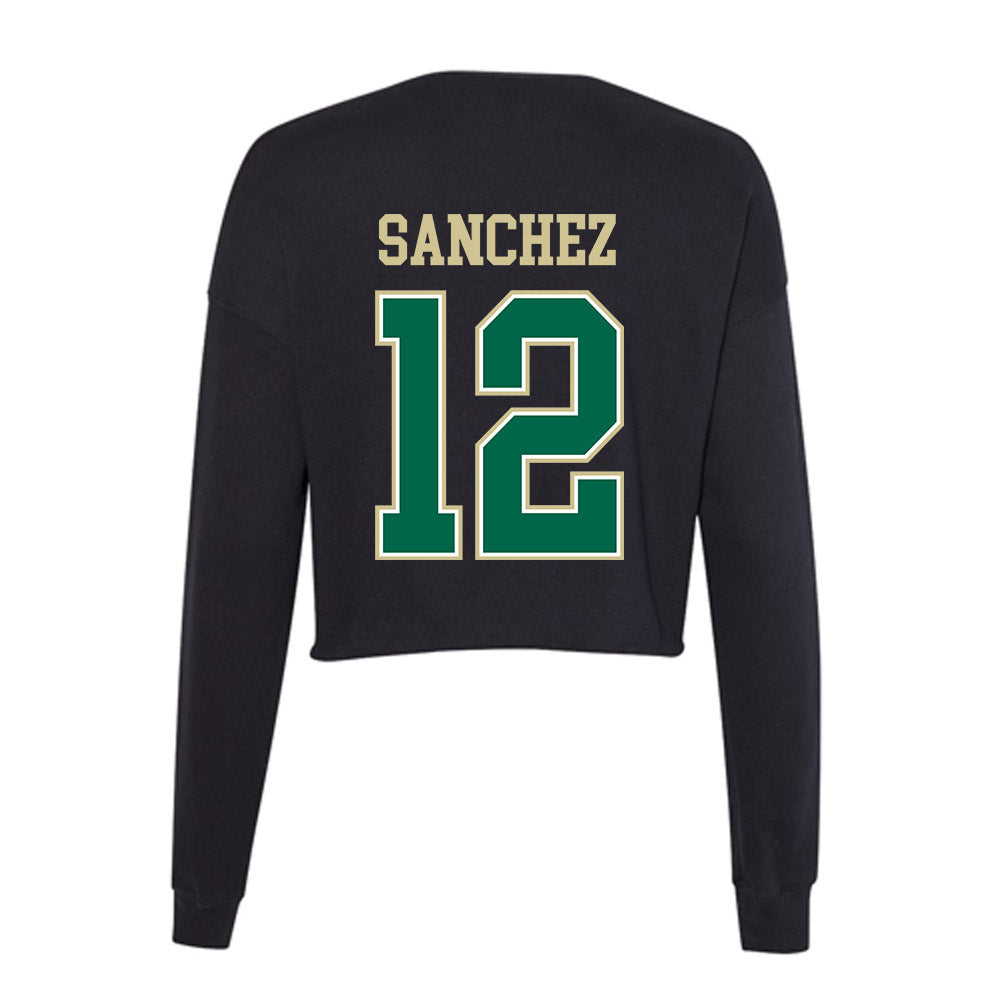 USF - NCAA Beach Volleyball : Aracelys Sanchez - Women's Cropped Crew Fleece-1