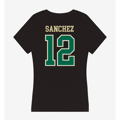USF - NCAA Beach Volleyball : Aracelys Sanchez - Women's V-Neck T-Shirt-1