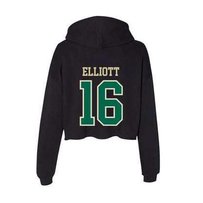 USF - NCAA Softball : Olivia Elliott - Women's Crop Fleece Hoodie-1