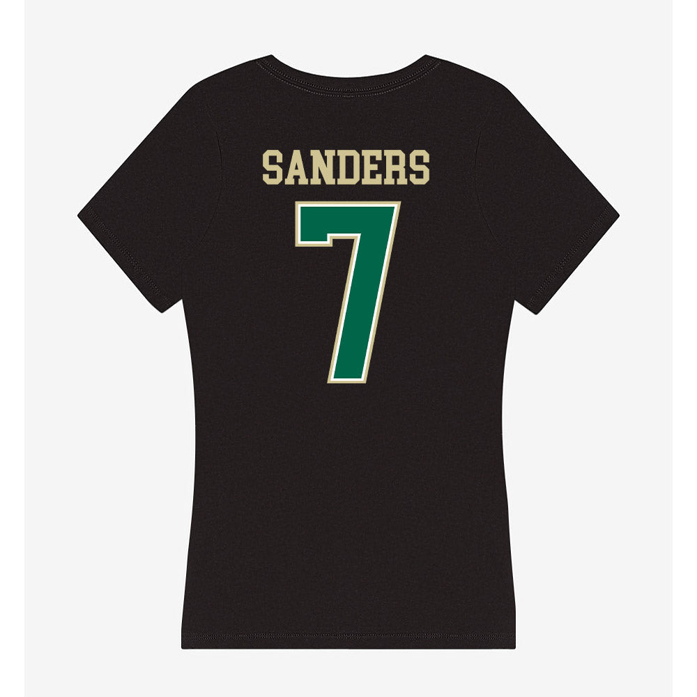 USF - NCAA Men's Basketball : Caleb Sanders - Women's V-Neck T-Shirt-1