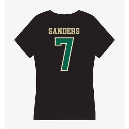 USF - NCAA Men's Basketball : Caleb Sanders - Women's V-Neck T-Shirt-1