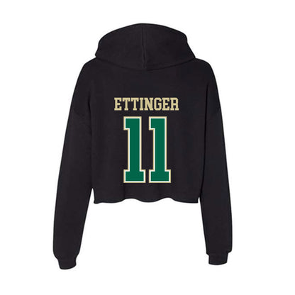 USF - NCAA Women's Lacrosse : Amanda Ettinger - Women's Crop Fleece Hoodie-1