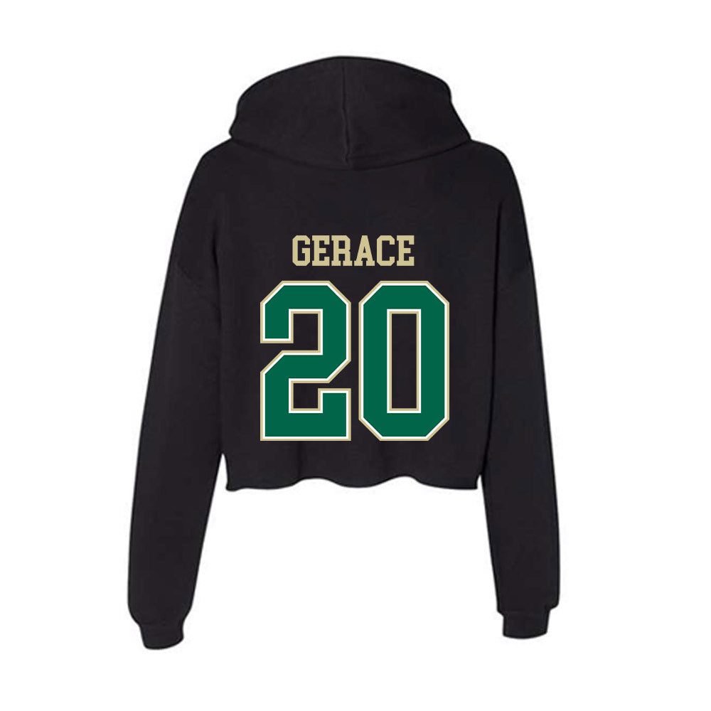 USF - NCAA Women's Lacrosse : Bella Gerace - Women's Crop Fleece Hoodie-1