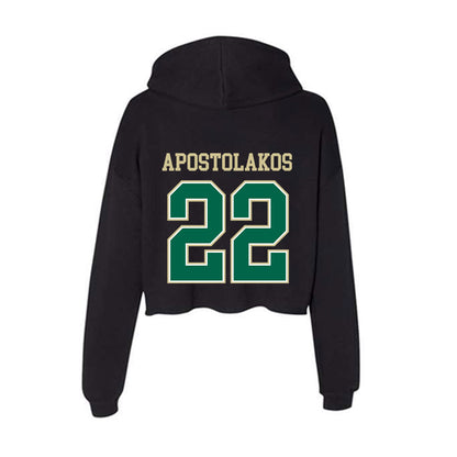 USF - NCAA Softball : Julia Apostolakos - Women's Crop Fleece Hoodie-1