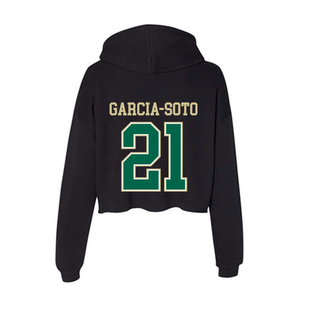 USF - NCAA Softball : Kathy Garcia-Soto - Women's Crop Fleece Hoodie-1