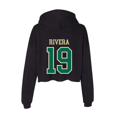 USF - NCAA Softball : Alanah Rivera - Women's Crop Fleece Hoodie-1