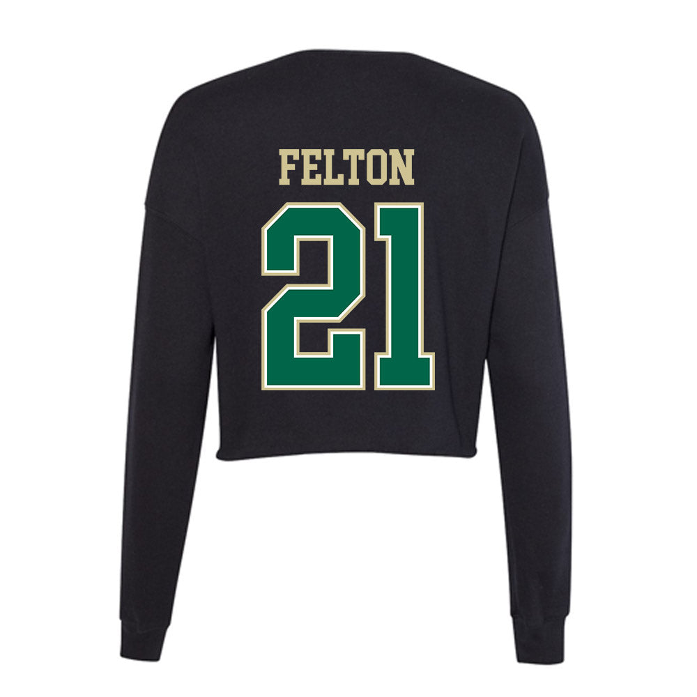 USF - NCAA Women's Soccer : Macy Felton - Women's Cropped Crew Fleece-1