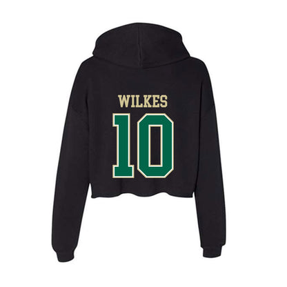 USF - NCAA Softball : Jocelyn Wilkes - Women's Crop Fleece Hoodie-1